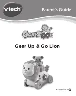 Предварительный просмотр 1 страницы VTech GearZooz Gear Up & Go Lion Parents' Manual