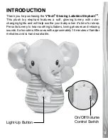 Предварительный просмотр 2 страницы VTech Glowing Lullabies Elephant Parents' Manual