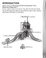 Предварительный просмотр 2 страницы VTech Go! Go! Cory Carson 3-in-1 Motorssori Playground Instruction Manual
