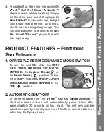 Preview for 12 page of VTech Go! Go! Smart Animals Zoo Explorers Playset User Manual