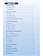 Preview for 3 page of VTech Home Edutainment System User Manual