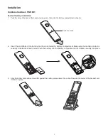 Предварительный просмотр 3 страницы VTech HSH801 User Manual