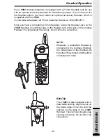 Preview for 43 page of VTech i 5881 Important s User Manual