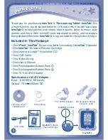 Preview for 5 page of VTech InnoTab3 User Manual