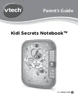 Preview for 1 page of VTech Kidi Secret Notebook Parents' Manual