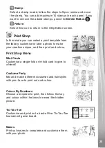 Preview for 20 page of VTech KidiZoom PrintCam Parents' Manual