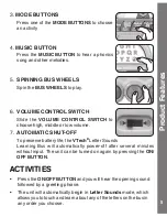 Предварительный просмотр 6 страницы VTech Letter Sounds Learning Bus User Manual