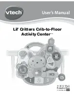 VTech Lil Critters Crib-to-Floor Activity Center User Manual предпросмотр