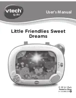 VTech Little Friendlies Sweet Dreams User Manual предпросмотр