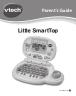 VTech Little SmartTop Parents' Manual preview