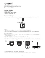 Preview for 1 page of VTech LS6001A Quick Start Manual