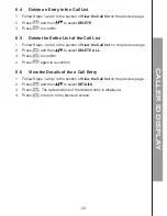 Preview for 27 page of VTech LS6185A User Manual