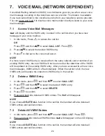 Preview for 28 page of VTech LS6185A User Manual