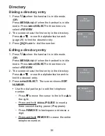 Preview for 34 page of VTech LS6217 User Manual