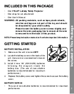 Preview for 4 page of VTech Lullaby Teddy Projector User Manual