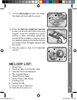 Preview for 9 page of VTech Magic Star Learning Table User Manual