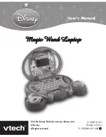 VTech Magic Wand Laptop User Manual preview