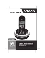 Предварительный просмотр 1 страницы VTech MI6821 - Cordless Telephone With Caller Id User Manual