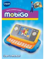 VTech MobiGo  Game Storage User Manual preview
