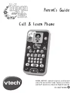 Предварительный просмотр 1 страницы VTech Moon And Me Call & Learn Phone Parents' Manual