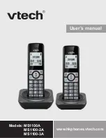 VTech MS1100-2A User Manual preview