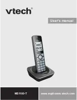 Предварительный просмотр 1 страницы VTech MS1100-T User Manual