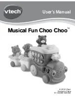 VTech Musical Fun Choo Choo User Manual preview