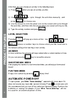 Preview for 8 page of VTech Nitro Tunes User Manual