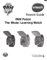 VTech PAW Patrol: The Movie: Learning Watch Parents' Manual preview