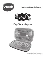 VTech Peppa Pig Play Smart Laptop Instruction Manual preview