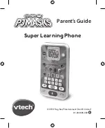 VTech PJ Masks Super Learning Phone Parents' Manual preview