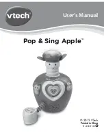 VTech Pop & Sing Apple User Manual предпросмотр