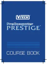 Предварительный просмотр 1 страницы VTech PreComputer Prestige Course Manual