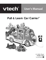 VTech Pull & Learn Car Carrier User Manual preview