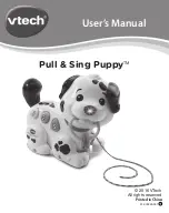 VTech Pull & Sing Puppy User Manual предпросмотр