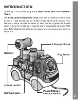 Preview for 3 page of VTech Push and Pull Hammer Truck User Manual