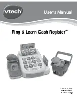 VTech Ring & Learn Cash Register User Manual preview