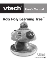 VTech Roly Poly Learning Tree User Manual предпросмотр