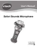 VTech Safari Sounds Microphone User Manual предпросмотр