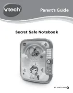 VTech Secret Safe Notebook Parents' Manual предпросмотр