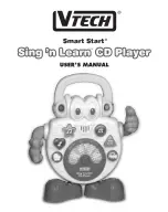 Предварительный просмотр 1 страницы VTech Sing  n Learn CD Player User Manual