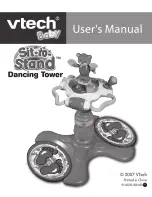 VTech Sit-to-Stand Dancing Tower User Manual предпросмотр