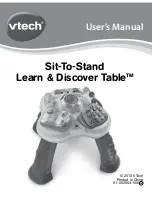 VTech Sit-to-Stand Learn & Discover Table User Manual предпросмотр