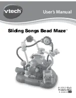 Preview for 1 page of VTech Sliding Songs Bead Maze User Manual