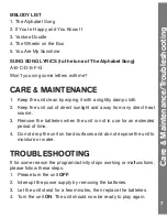 Preview for 8 page of VTech SmartVille - ABC Post Office User Manual