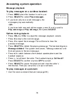 Preview for 85 page of VTech SN6187 User Manual