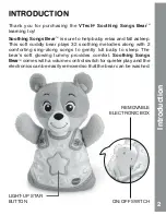 Предварительный просмотр 3 страницы VTech Soothing Songs Bear Pink User Manual