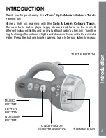 Preview for 3 page of VTech Spin & Learn Colours Torch User Manual