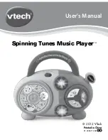 VTech Spinning Tunes Music Player User Manual preview