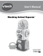 Preview for 1 page of VTech Stacking Animal Squares User Manual